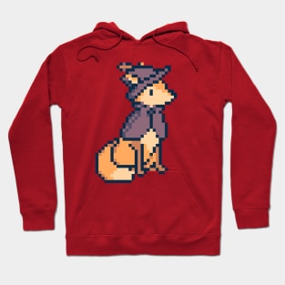 Cute Fox Robin Hood Pixel Art Hoodie